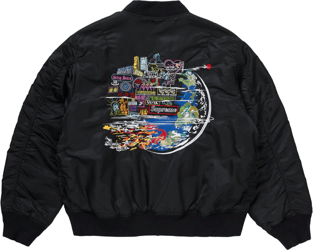 supreme globe jacket