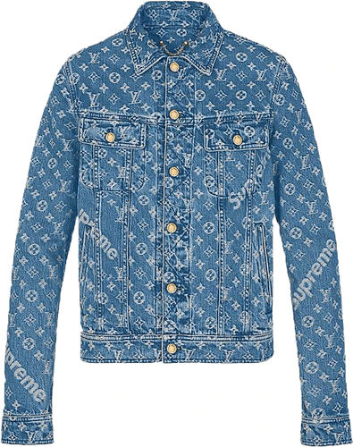 Supreme x Louis Vuitton Jacquard Trucker Jacket - Color Jackets