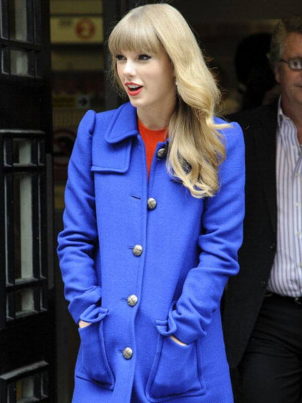 Queen Taylor Swift Blue Trench Coat - Color Jackets