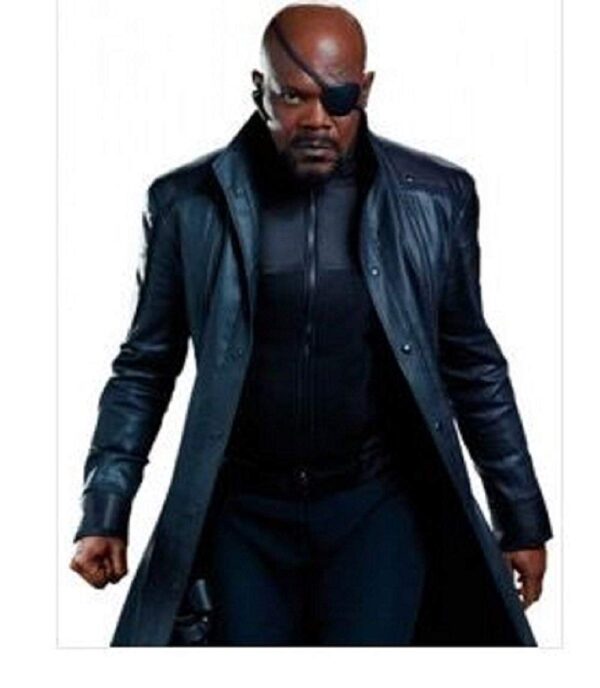 The Winter Soldier Nick Fury Captain America Trench Long Coat