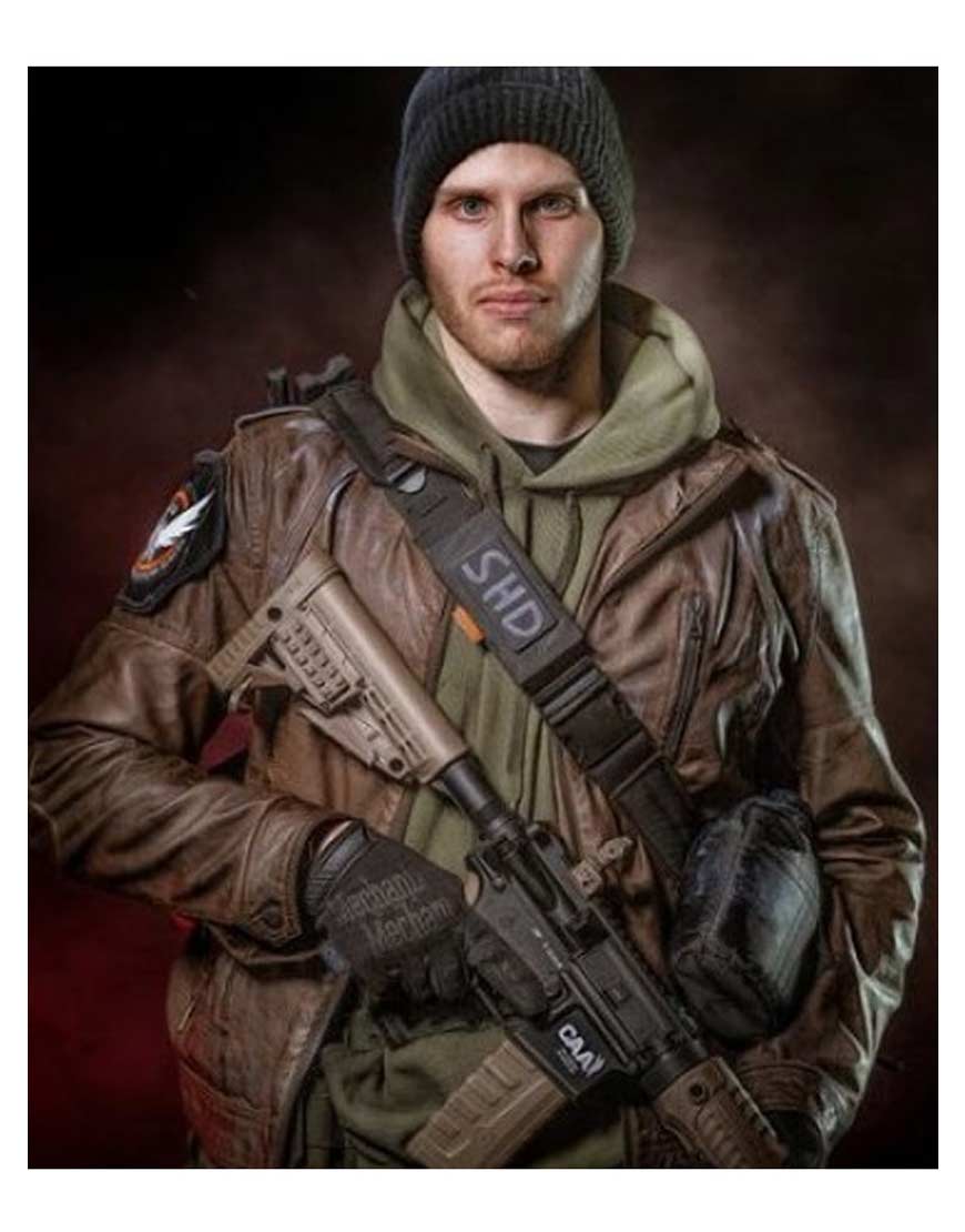 Tom Clancy’s The Division Agent Distressed Leather Jacket