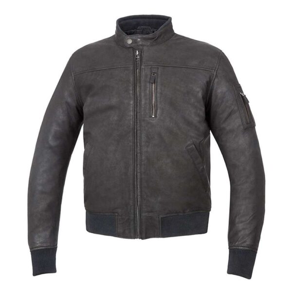 Tucano Urbano Bred Black Leather Jacket