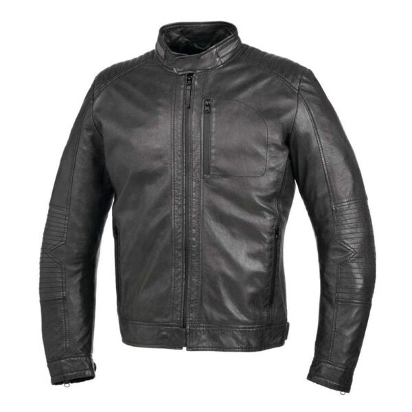 Tucano Urbano Strapelle Black Leather Jacket