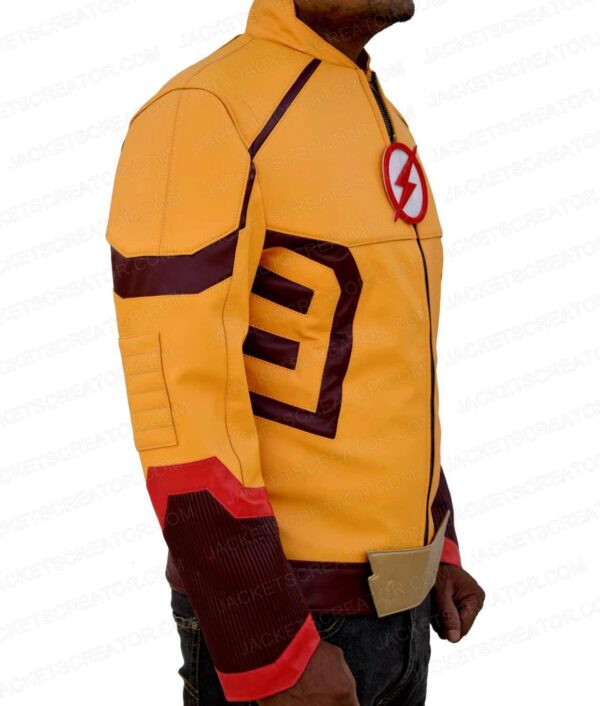 Wally West Kid Flash Leather Jacket - Image 2