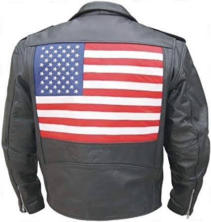 American Flag USA Leather Jacket - Color Jackets