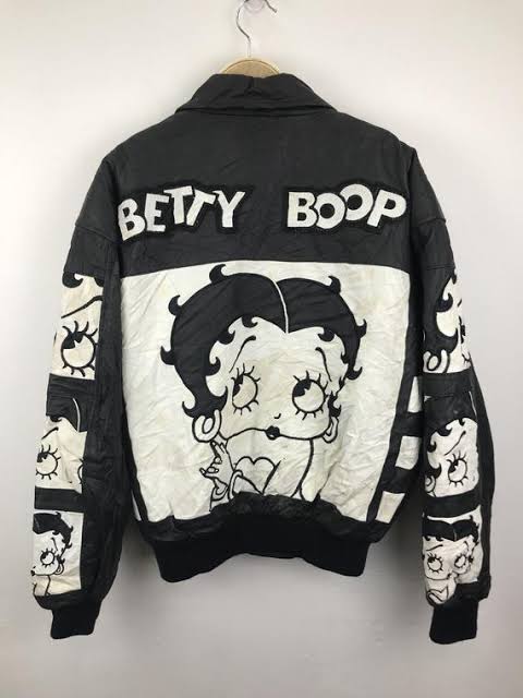 Betty Boop Faux Leather Jacket - Color Jackets