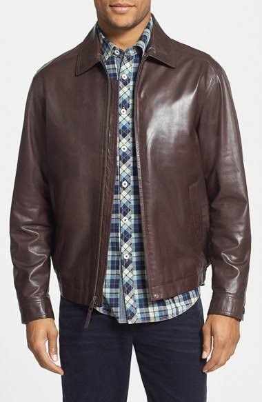 Golden Bear Dark Brown Leather Jacket - Color Jackets