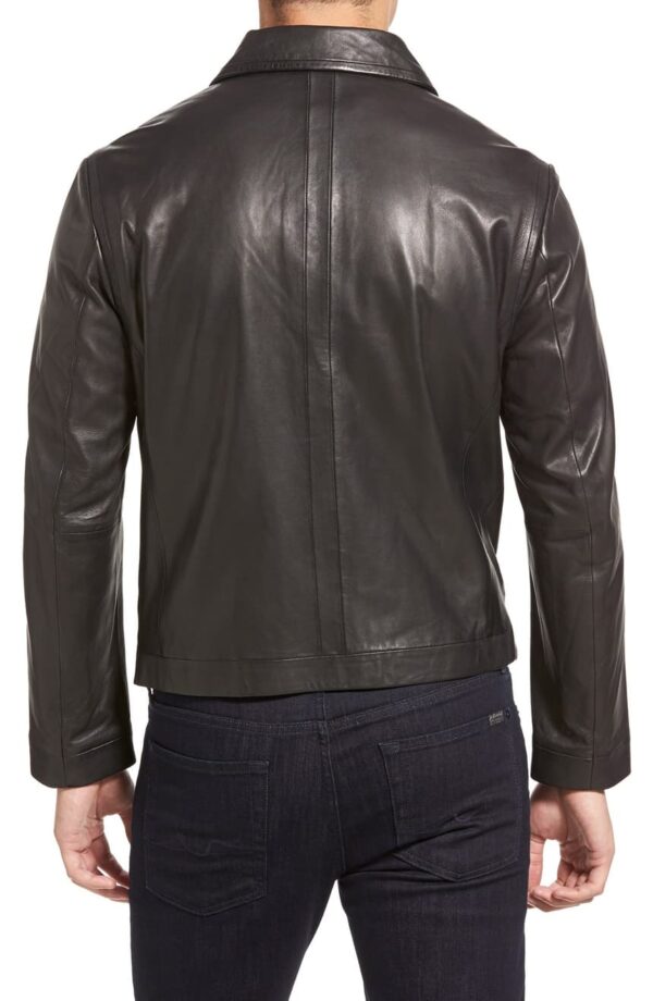 Robert Comstock Vertical Brown Leather Jacket - Image 2