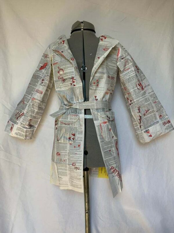 Jacket Made Out Of Oral Contraceptive Side Effect Sheets Cause Texas