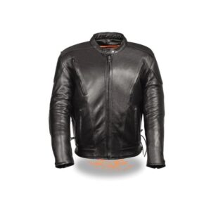 Side Lace Vented Scooter Jacket
