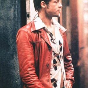 BRAD PITT FIGHT CLUB LEATHER JACKET