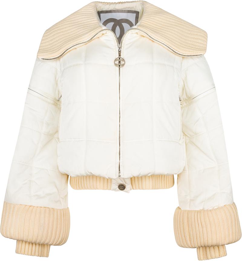 Chanel Pre-Owned Sports Line Padded White Jacket - Color Jackets