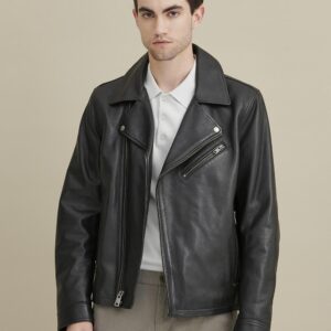 Charlie Leather Moto Jacket