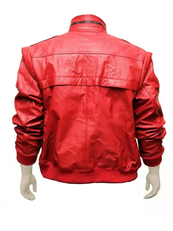 cobra kai red leather jacket