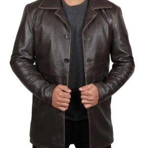 Dean Winchester Supernatural 3/4 Length Leather Coat
