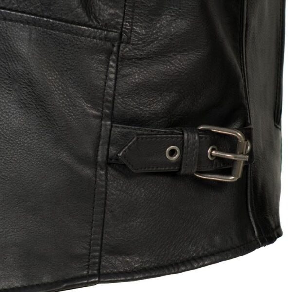 Indy Men's Biker Black Leather Jacket