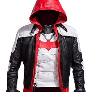 Jason Todd Batman Arkham Knight Red Hood Leather Jacket