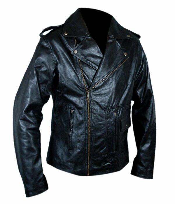 John Travolta Grease Danny Zuko T Birds Black Jacket