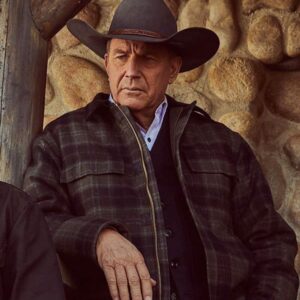 Kevin Costner Yellowstone John Dutton Plaid Jacket