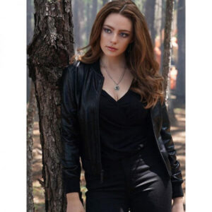 Legacies Danielle Rose Russell Black Leather Jacket
