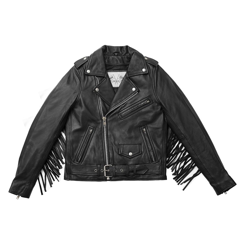 Lesly Women's Black Leather Jacket - Color Jackets