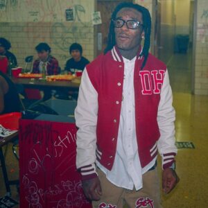 Lil Uzi Vert Red Bomber Jacket