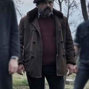 Money Heist Moscow Brown Leather Coat