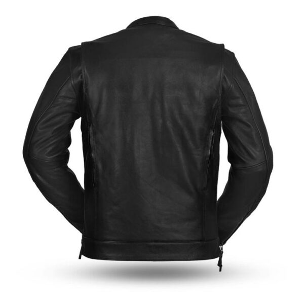 Raider Men's Biker Black Leather Jacket