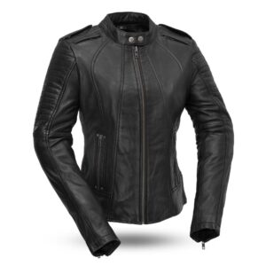 Sexy Biker - Women's Motorcycle Lightweight Leather Jacket