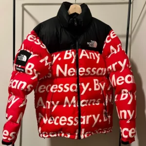 Supreme TNF By Any Means Necessary Nuptse Jacket