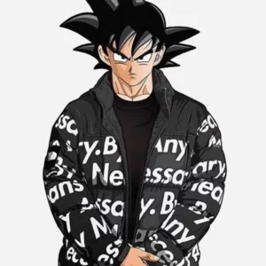 Goku Drip Puffer Jacket