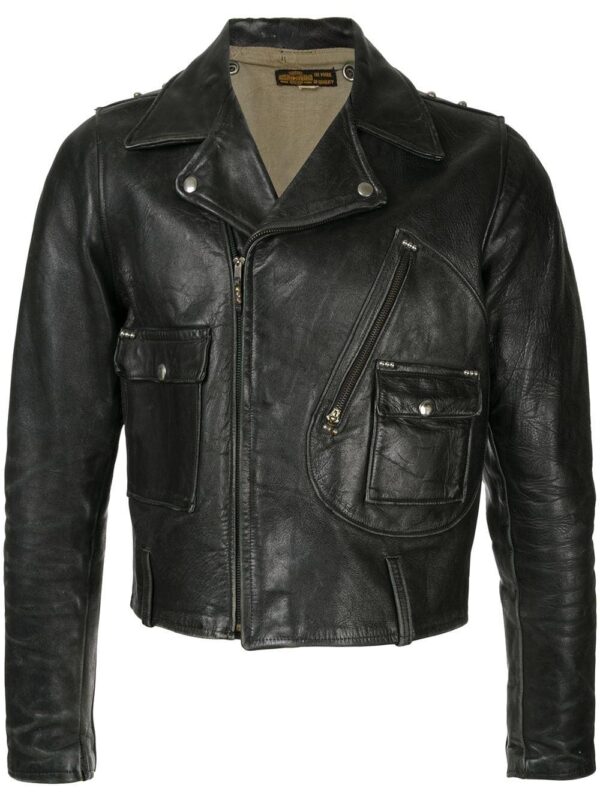 Fake Alpha Vintage 1940s Harley Davidson Motorcycle Jacket