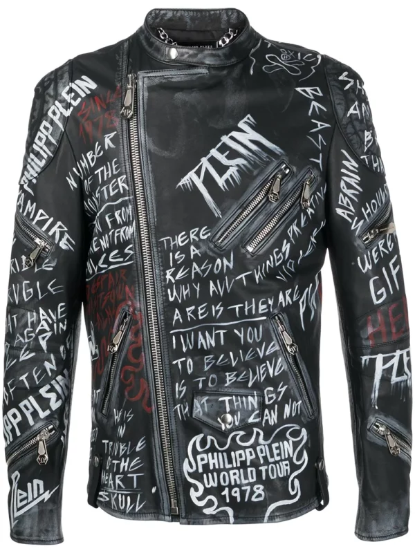 Philipp Plein Rockstar Biker Jacket