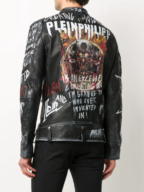 Philipp Plein Rockstar Biker Jacket