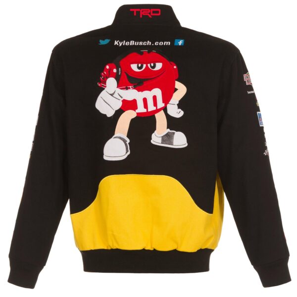 2021 Kyle Busch M&Ms Full-Snap Twill Uniform Jacket