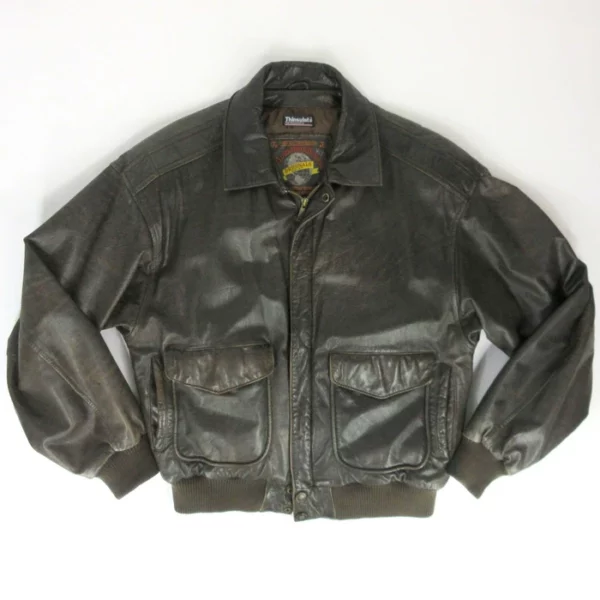 WILSONS Adventure Bound Leather Bomber Jacket