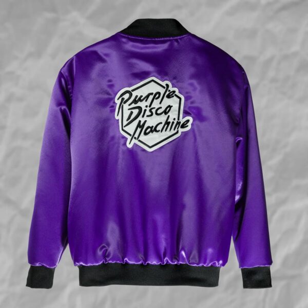 Purple Disco Machine Varsity Jacket