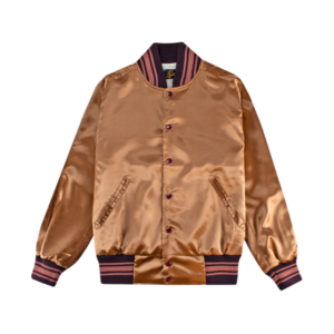 Brown Satin Needles Award Jacket