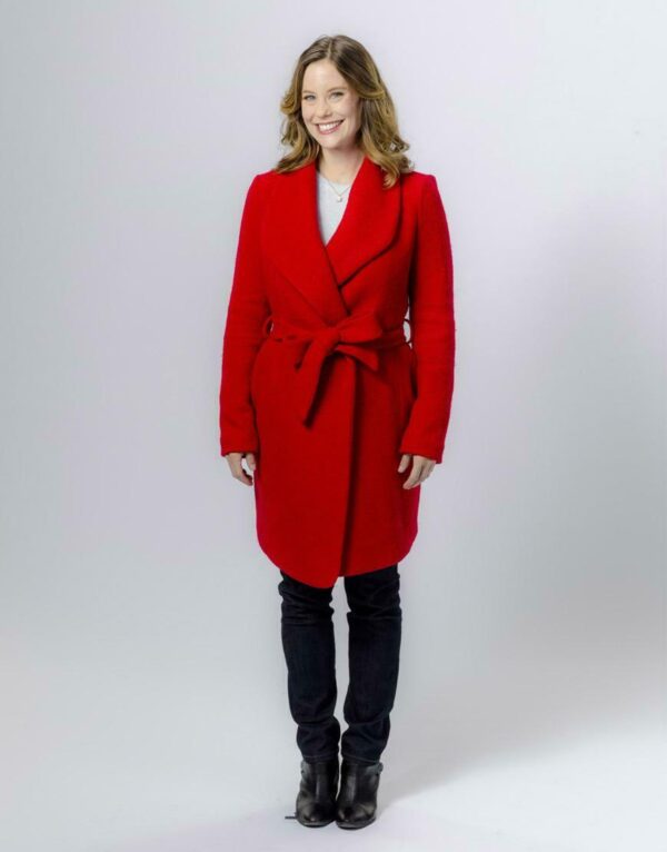 Christmas in Evergreen Ashley Williams Red Coat