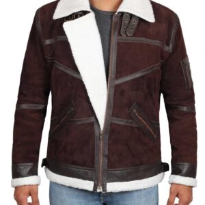 Power 50 Cent Shearling Leather Jacket