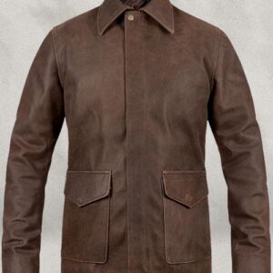 Indiana Jones Harrison Ford Brown Leather Jacket