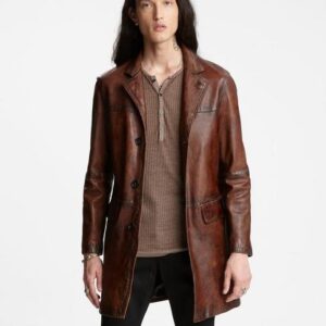 Led Zeppelin Leather Coat