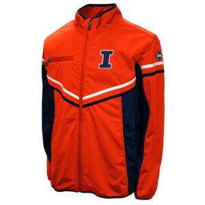 Men's Franchise Club Orange Illinois Fighting Drive Jacket