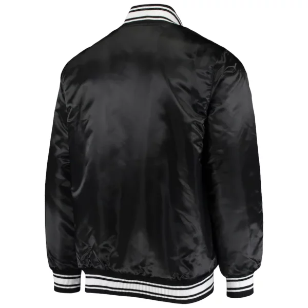 Indianapolis Colts Men's Starter Black Locker Room Satin Varsity Jacket