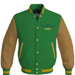 Jordan Poole San Francisco Dons Latterman Jacket