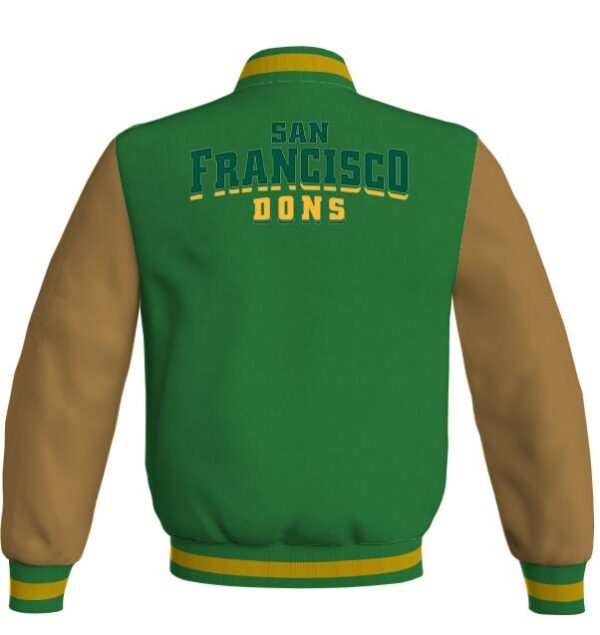 Jordan Poole San Francisco Dons Latterman Jacket