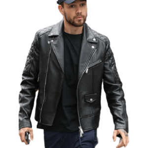 Liam Payne Black Leather Jacket