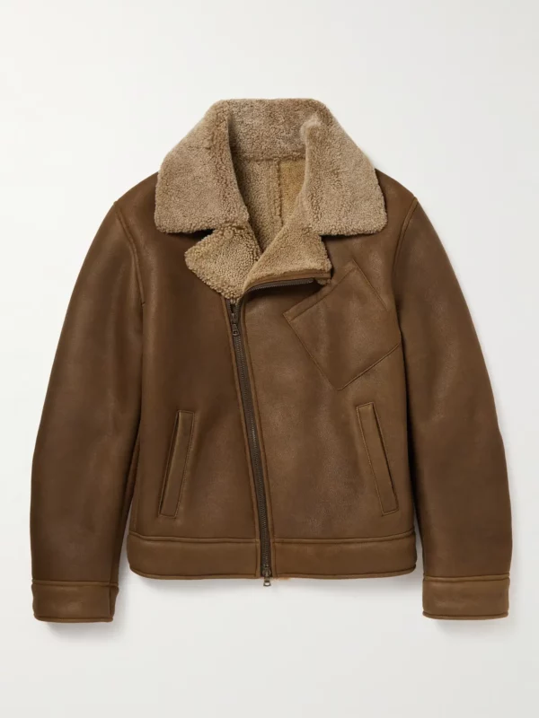 The King's Man Shearling Flight Jacket