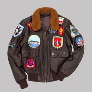 Top Gun Tom Cruise Maverick Brown G1 Flight Bomber Jacket