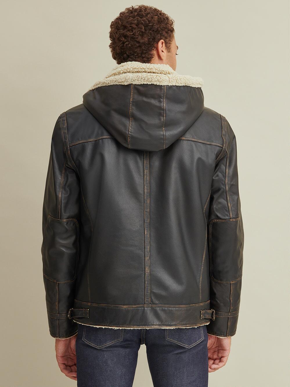 classic leather bomber